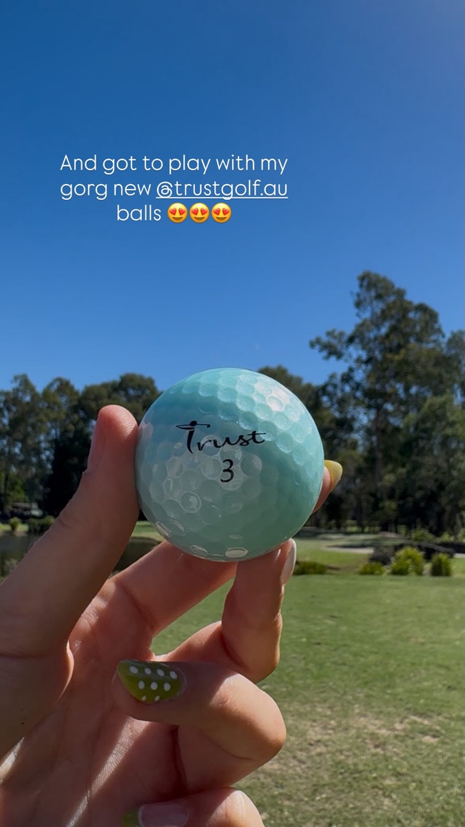 Trust Golf Balls story post